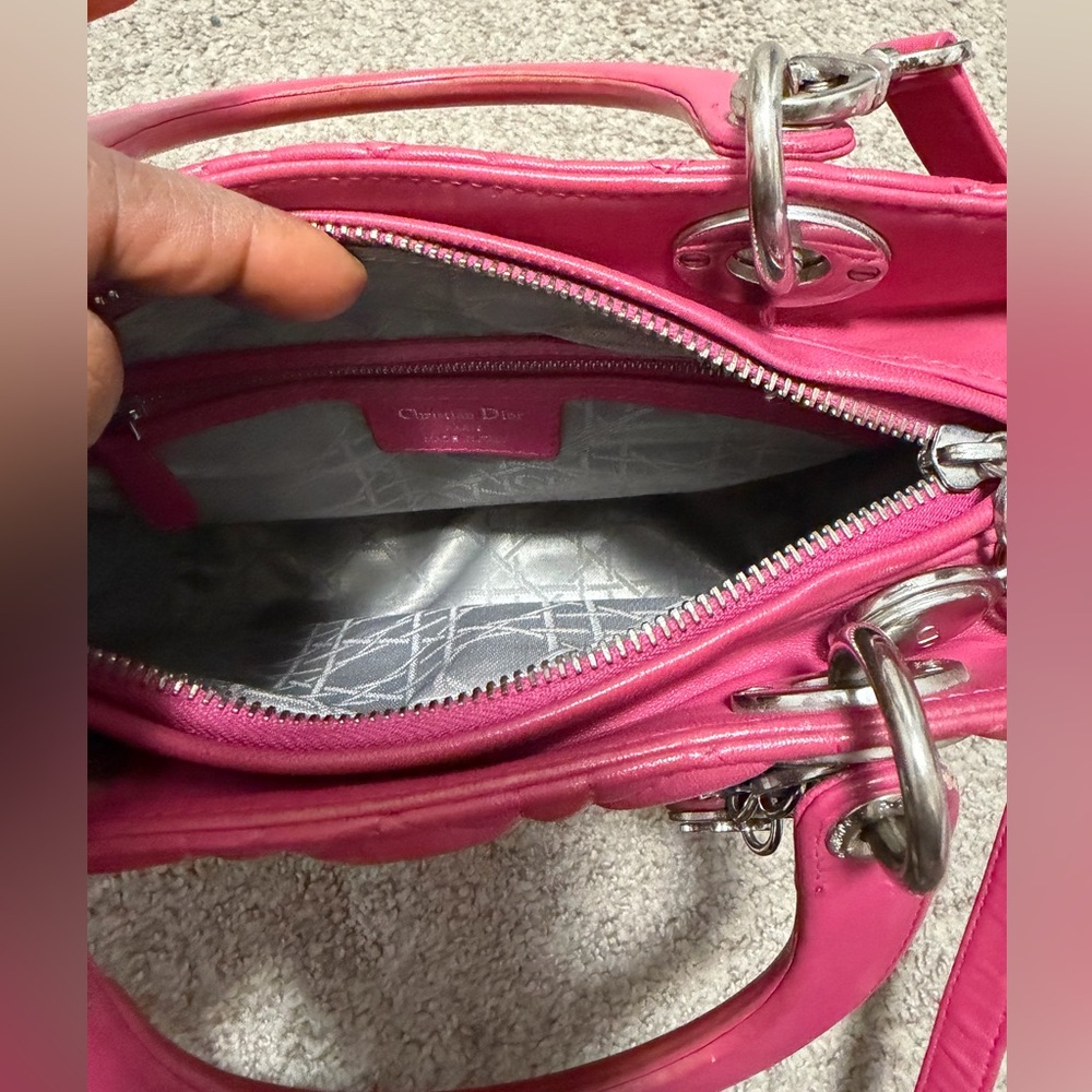 Pink Quilted Handbag - Picture 3 of 9